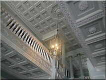 SU6356 : The ceiling of the Staircase Hall at The Vyne by Marathon