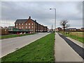 SK5302 : Construction along Tay Road at New Lubbesthorpe by Mat Fascione