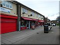 Some of the shops on Whiteleas Way, South Shields