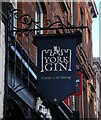 Sign for York Gin