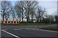 TG3109 : Roundabout on Yarmouth Road, Brundall by David Howard