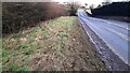 A596 approaching Bankend Bridge: original site of the Carlisle 7 milestone