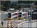 Construction of the new Metro depot at Taffs Well