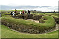HY2318 : Skara Brae Neolithic village by N Chadwick