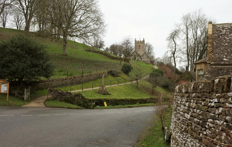 Path to the church, Compton Abdale © Derek Harper :: Geograph Britain ...