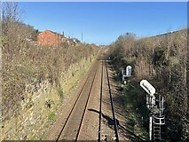 NZ5033 : Railway line north of Hartlepool towards Sunderland by Nigel Thompson