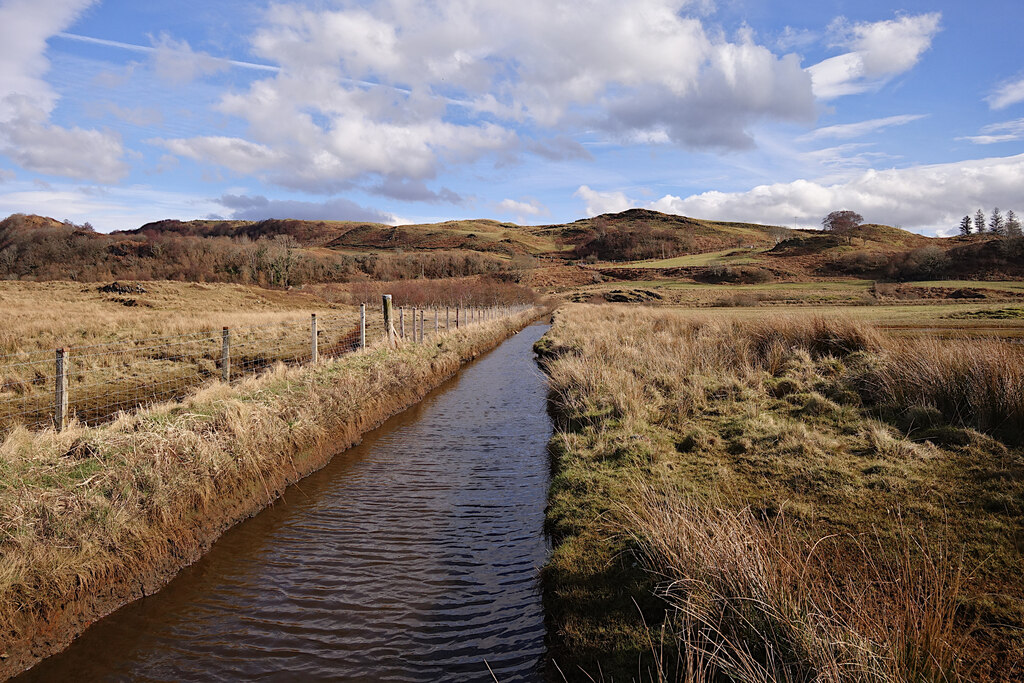 Ditch by Loch Caithlim © Craig Wallace :: Geograph Britain and Ireland