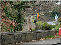 SH5838 : Rusty rails on the Ffestiniog Railway by John Lucas