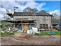SK1665 : Barn renovation at One Ash Grange Farm by Ian Calderwood