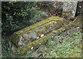 A gravestone at Yetholm Parish Churchyard