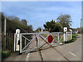 Town Lane crossing the Mid-Norfolk Railway, Garvestone