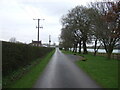 Road to Manley Mere and Lower Farm