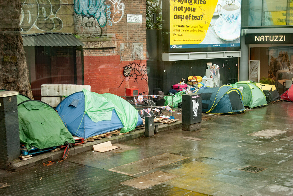 Camden : tents of homeless people,... © Jim Osley :: Geograph Britain ...