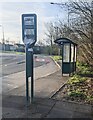 Turnpike Road bus stop and shelter, Cwmbran