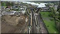 Ongoing works at Deighton Station