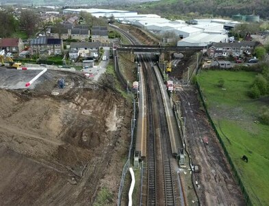 SE1619 : Ongoing works at Deighton Station by yorkshirelad