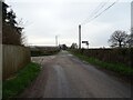 Junction on Calveley Hall Lane