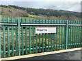 Dolgarrog station sign