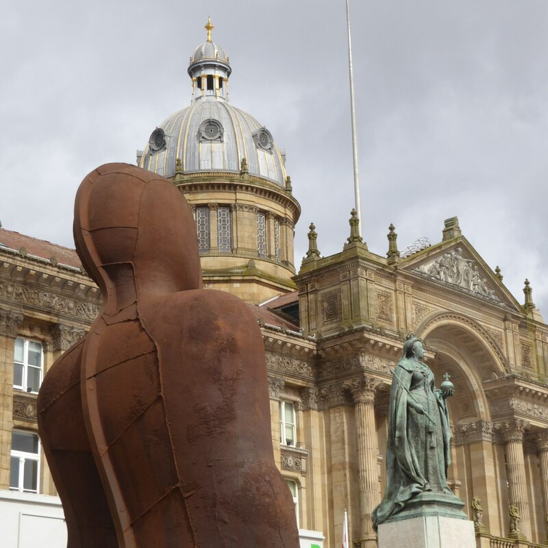 The Iron Man And Queen Victoria Statue © Philip Halling Geograph