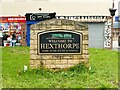 Hexthorpe village name sign