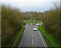 Looking north on the Davenham Bypass (A533)