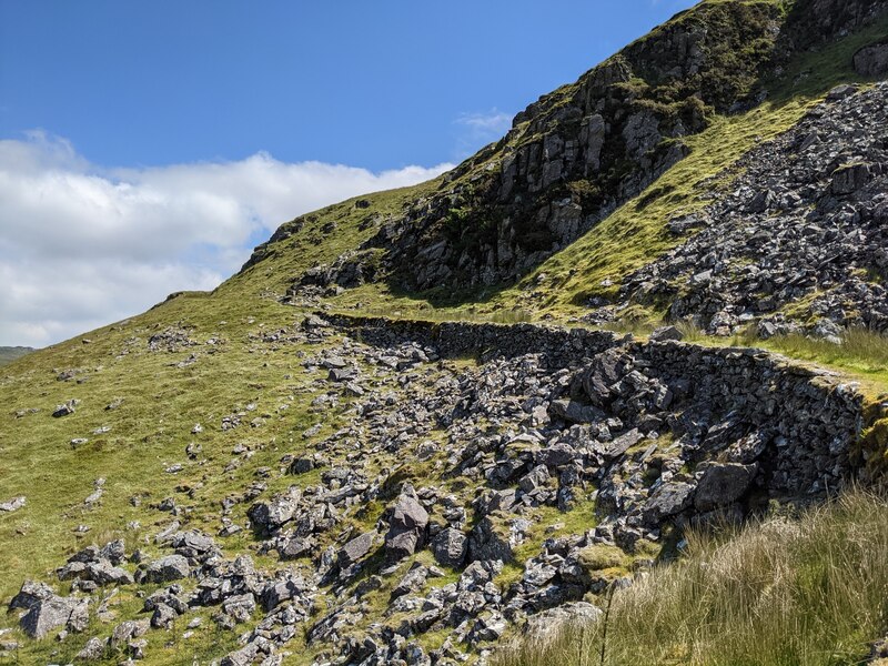 The quarry road below Craig y... © David Medcalf :: Geograph Britain ...