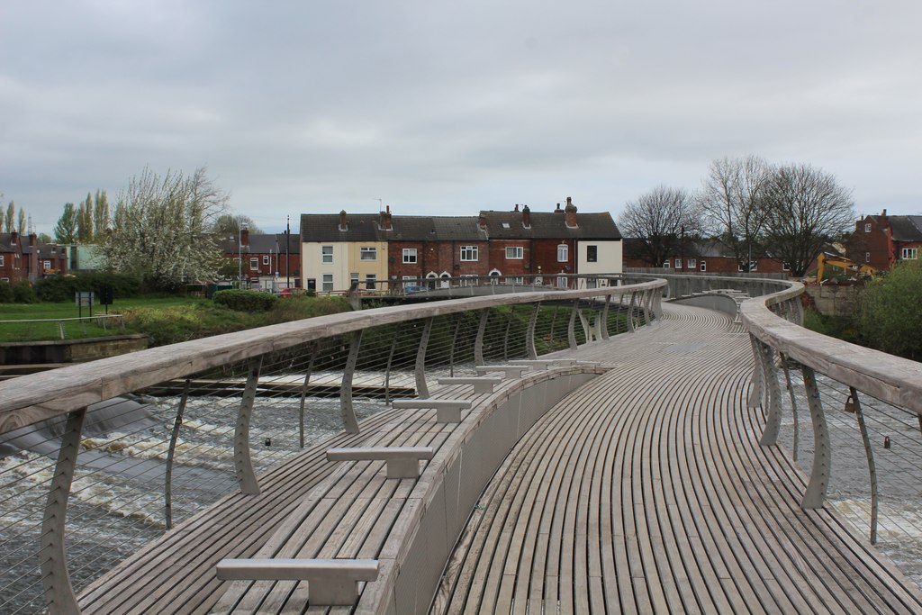 Castleford Millennium Bridge © Chris Heaton :: Geograph Britain and Ireland