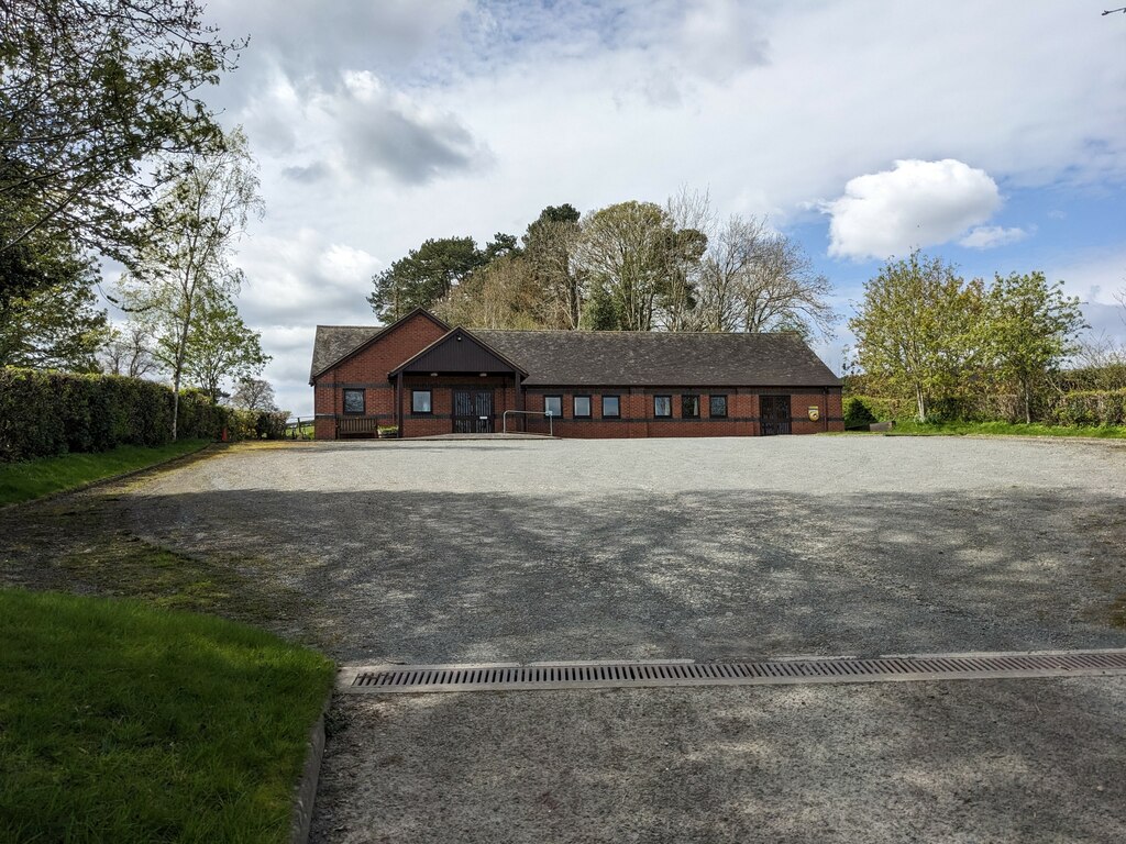 Bedstone and Hopton Castle village hall © Fabian Musto :: Geograph ...