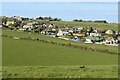 Worth Matravers, seen across fields from the southwest