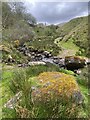 Path crossing Nant Ffynnon-wen