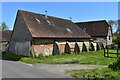 Outbuilding with buttresses, North Houghton Mill