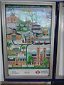 Poster on the platform at Upney Underground Station