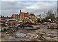 Demolition work on Disraeli Street, Aylestone