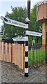 Direction Sign – Signpost at Didcot Railway Centre