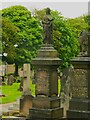 Mourner statue in Pudsey Cemeteru