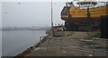 BF106 Zenith lifted out in Faithlie Harbour, Fraserburgh