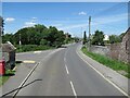 The B3075 Corfe Road at West Lane junction