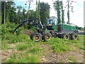 The amazing John  Deere  1270G Forest Harvester operating in Tipperary Woods