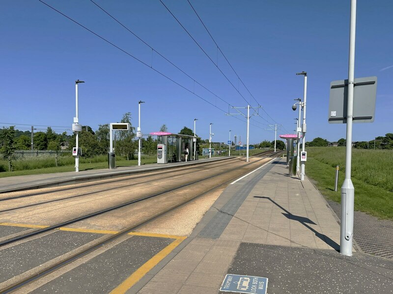 Saughton tram stop, Edinburgh © Nigel Thompson :: Geograph Britain and ...