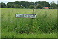 Crown Road sign