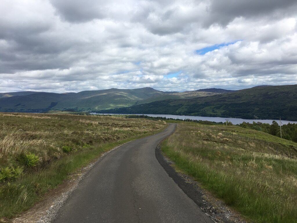 Road descending from Ben Lawers © Steven Brown :: Geograph Britain and ...