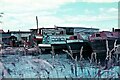 Boats awaiting restoration at Norton Canes boatyard, Wyrley & Essington Canal