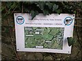 Ribble Valley Community Toilet Scheme map and sign on the entrance to Brungerley Park