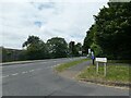 Looking from Cleeve Orchard into the A4103