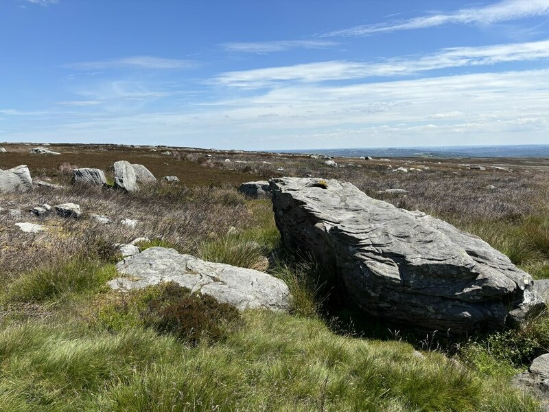 Boulders on Ilkley Moor © David Robinson :: Geograph Britain and Ireland