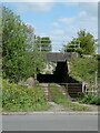 Railway bridge over track to The Marsh, Bagillt