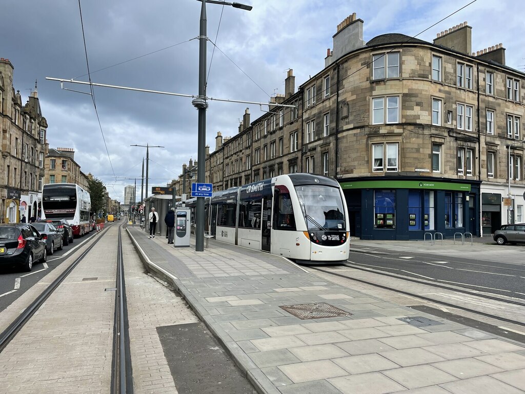 Balfour Street tram stop, Edinburgh © Nigel Thompson :: Geograph ...