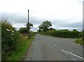 Minor road junction, Marchamley Wood