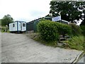 Dog agility business beside the lane outside Builth Eells