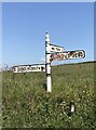 Direction Sign - Signpost by the B3280 north of Black Rock